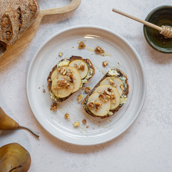 Recipes: Blue Cheese & Pear Toast