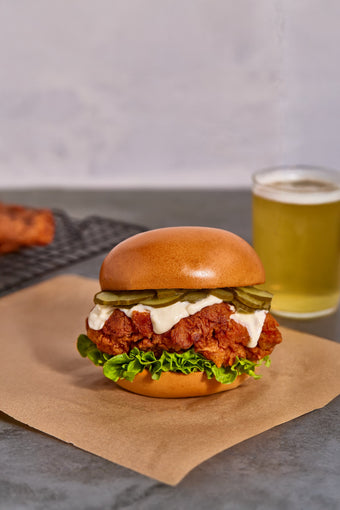Recipes: Fried Chicken Burger