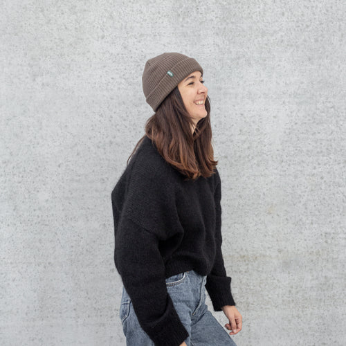 Volare Beanie in Coffee