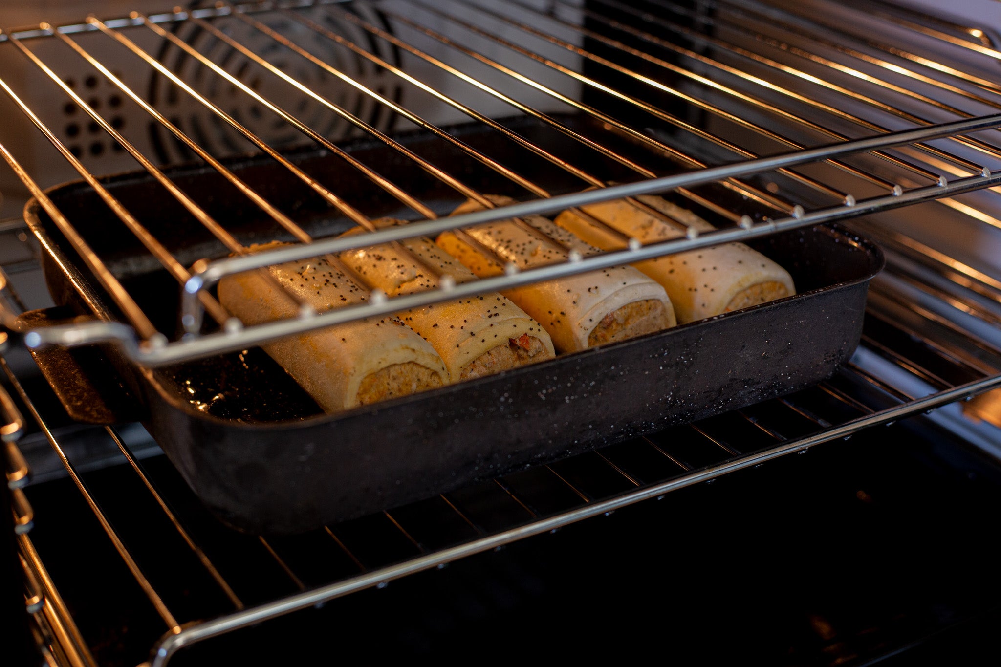Volare frozen Sausage Rolls in the oven at home