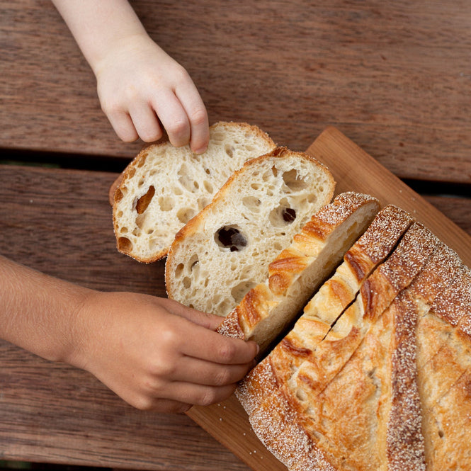 Volare sliced San Francisco with two hands grabbing at it