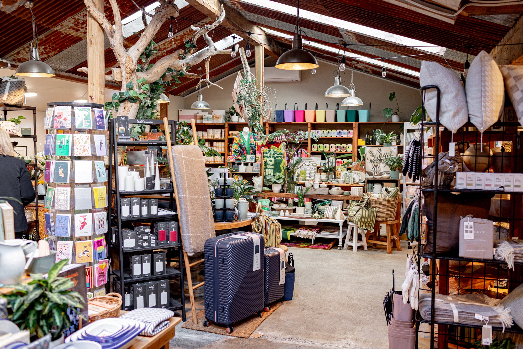 Inside The Country Providore retail store showing their range  