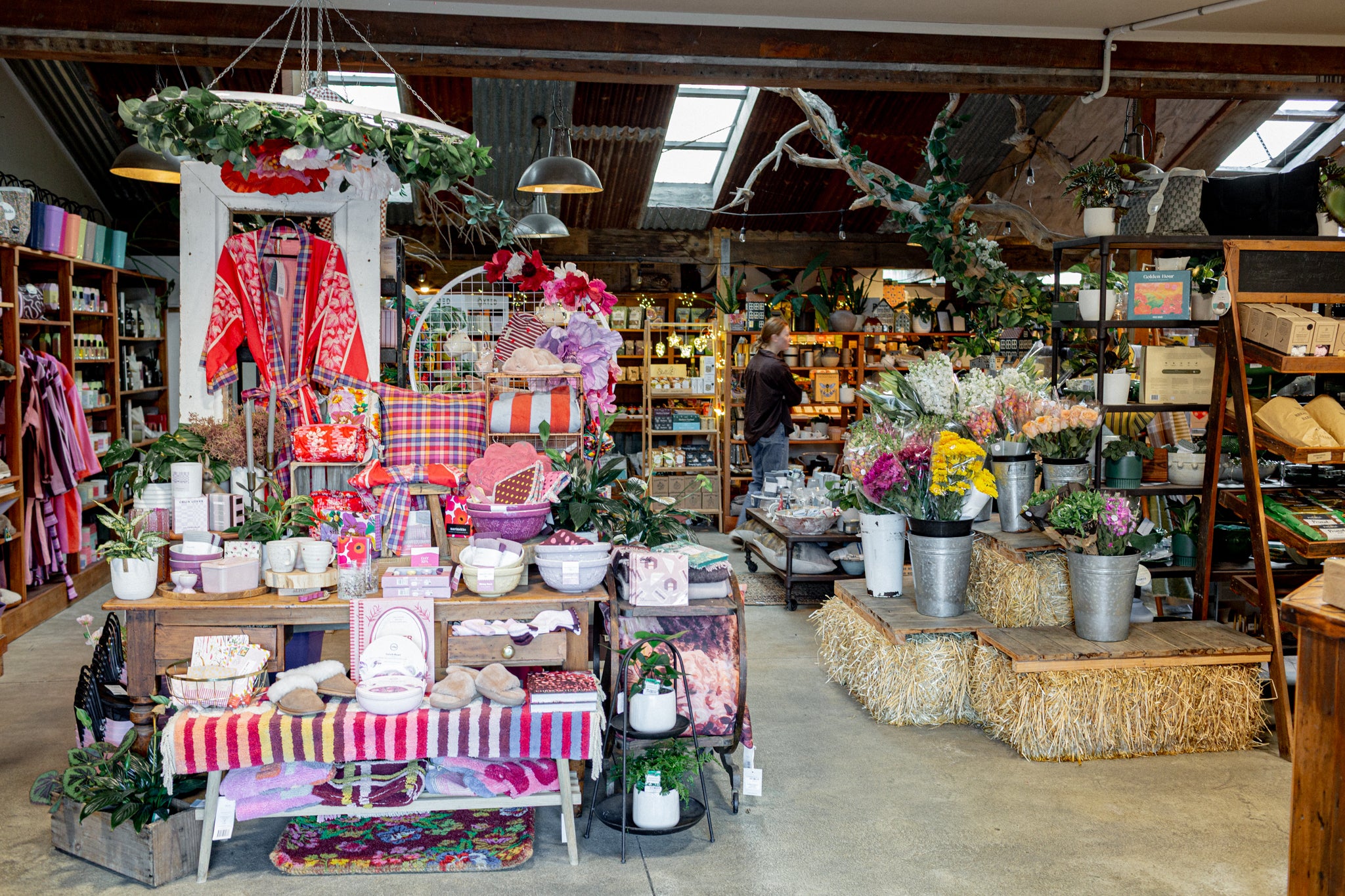 Country providores store entrance displays 