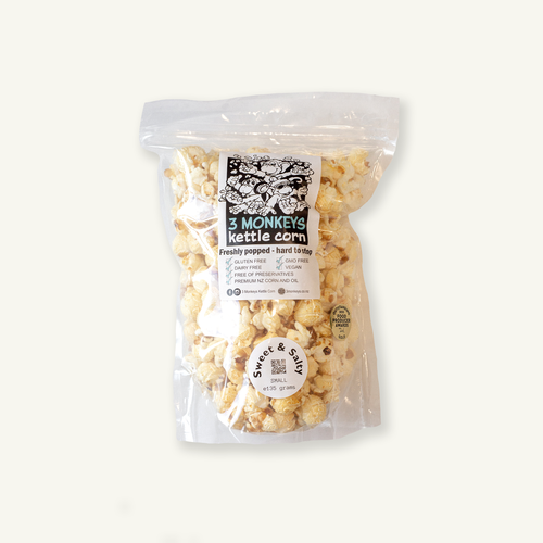 3 Monkeys Kettle Corn – Sweet & Salty