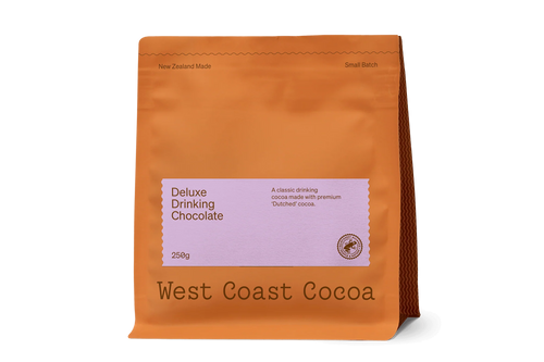 West Coast Cocoa deluxe drinking chocolate 250g pack